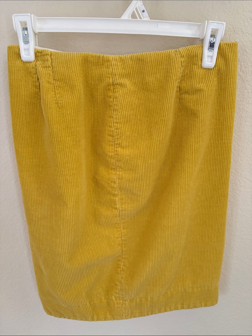 Anthropology Maeve Yellow Corduroy Pencil Skirt - Women's